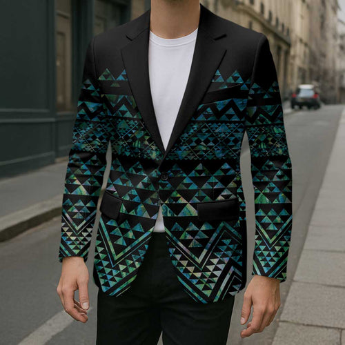 Maori Niho Taniwha Te Wheiao Blazer Paua Shell - Aussie Hoodie