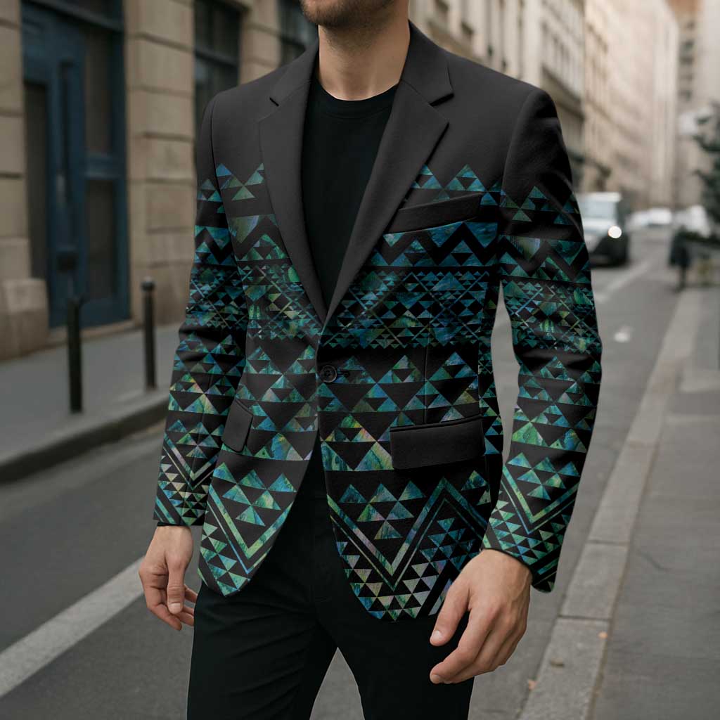 Maori Niho Taniwha Te Wheiao Blazer Paua Shell - Aussie Hoodie