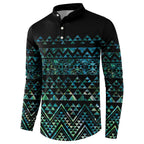 Maori Niho Taniwha Te Wheiao Button Sweatshirt Paua Shell - Aussie Hoodie