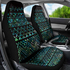 Maori Niho Taniwha Te Wheiao Car Seat Cover Paua Shell - Aussie Hoodie