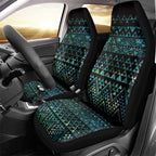 Maori Niho Taniwha Te Wheiao Car Seat Cover Paua Shell - Aussie Hoodie