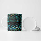 Maori Niho Taniwha Te Wheiao Ceramic Mug Paua Shell - Aussie Hoodie