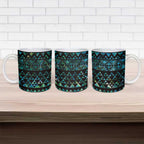 Maori Niho Taniwha Te Wheiao Ceramic Mug Paua Shell - Aussie Hoodie