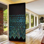 Maori Niho Taniwha Te Wheiao Door Cover Paua Shell - Aussie Hoodie
