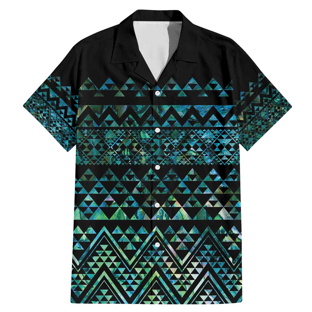 Maori Niho Taniwha Te Wheiao Family Matching Mermaid Dress and Hawaiian Shirt Paua Shell - Aussie Hoodie