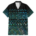 Maori Niho Taniwha Te Wheiao Family Matching Mermaid Dress and Hawaiian Shirt Paua Shell - Aussie Hoodie