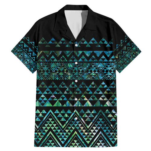Maori Niho Taniwha Te Wheiao Family Matching Mermaid Dress and Hawaiian Shirt Paua Shell - Aussie Hoodie