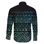 Maori Niho Taniwha Te Wheiao Family Matching Off Shoulder Maxi Dress and Hawaiian Shirt Paua Shell - Aussie Hoodie
