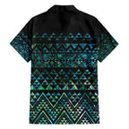 Maori Niho Taniwha Te Wheiao Family Matching Summer Maxi Dress and Hawaiian Shirt Paua Shell - Aussie Hoodie