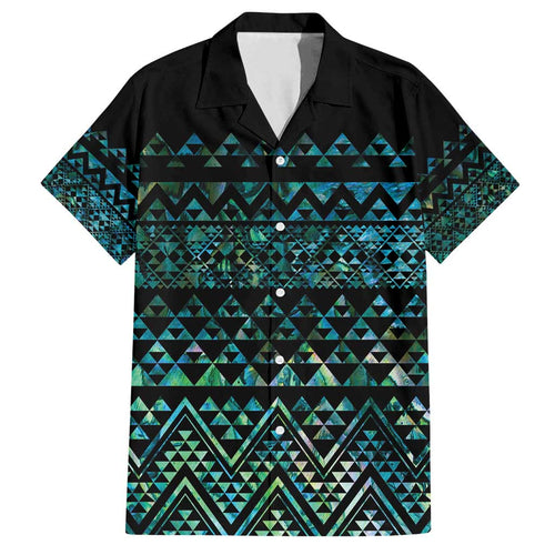 Maori Niho Taniwha Te Wheiao Family Matching Tank Maxi Dress and Hawaiian Shirt Paua Shell - Aussie Hoodie