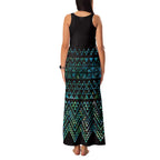 Maori Niho Taniwha Te Wheiao Family Matching Tank Maxi Dress and Hawaiian Shirt Paua Shell - Aussie Hoodie