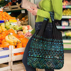 Maori Niho Taniwha Te Wheiao Grocery Bag Paua Shell - Aussie Hoodie