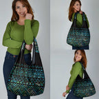 Maori Niho Taniwha Te Wheiao Grocery Bag Paua Shell - Aussie Hoodie