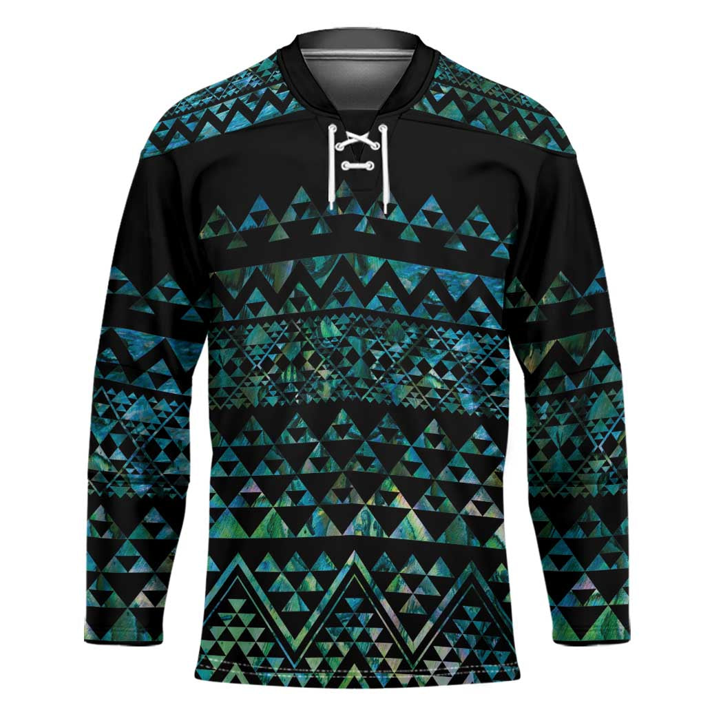 Maori Niho Taniwha Te Wheiao Hockey Jersey Paua Shell - Aussie Hoodie