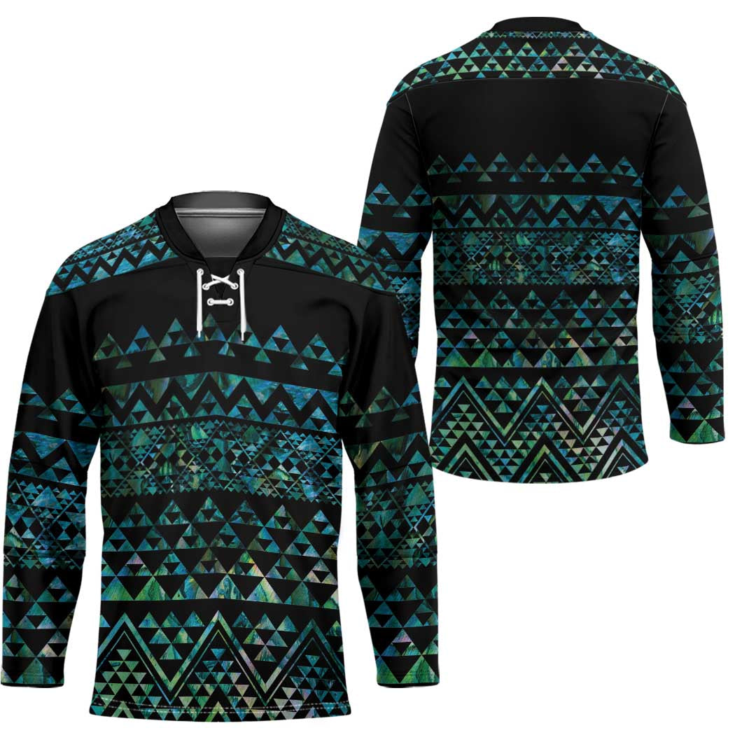 Maori Niho Taniwha Te Wheiao Hockey Jersey Paua Shell - Aussie Hoodie