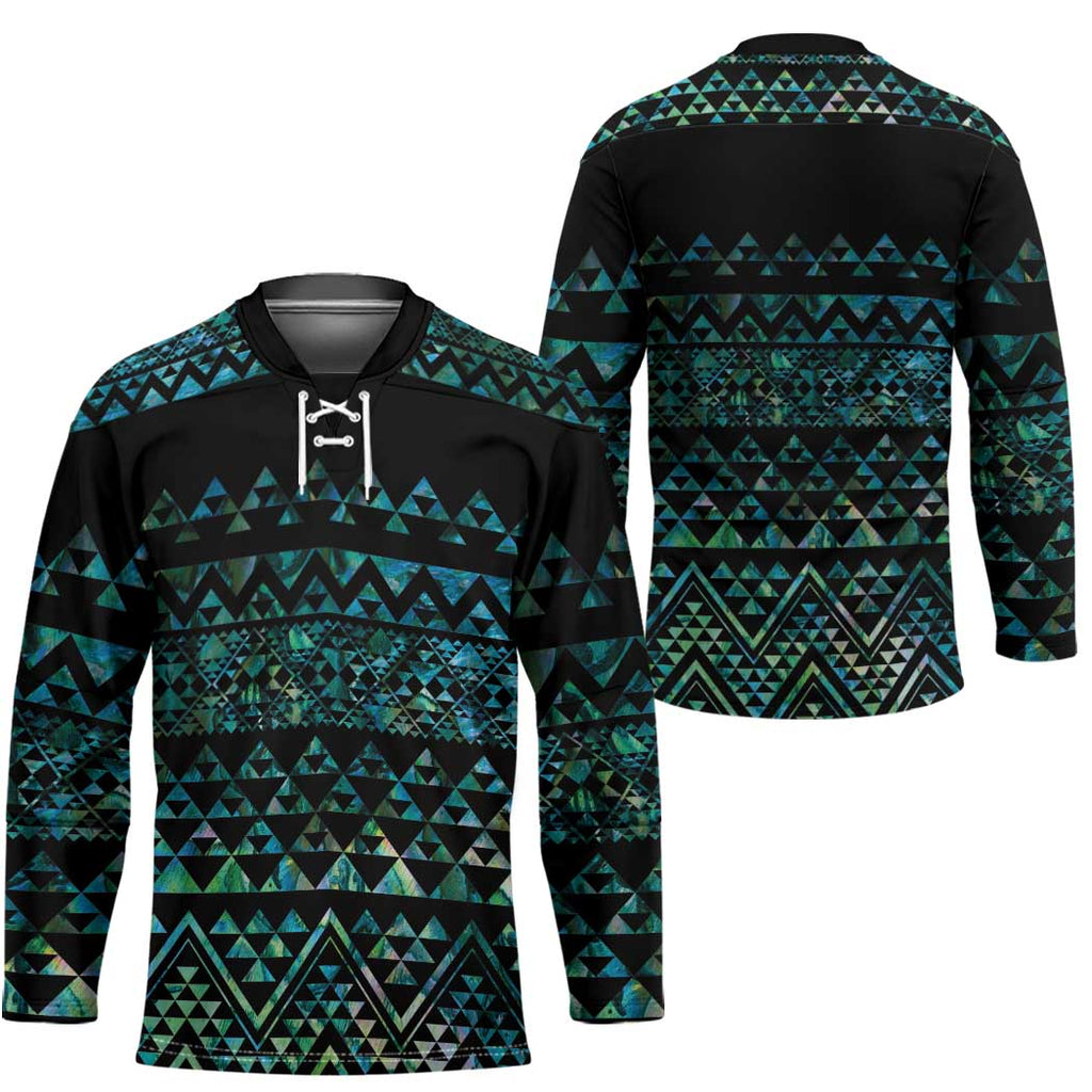 Maori Niho Taniwha Te Wheiao Hockey Jersey Paua Shell - Aussie Hoodie