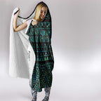 Maori Niho Taniwha Te Wheiao Hooded Blanket Paua Shell - Aussie Hoodie