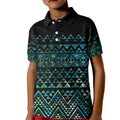 Maori Niho Taniwha Te Wheiao Kid Polo Shirt Paua Shell - Aussie Hoodie