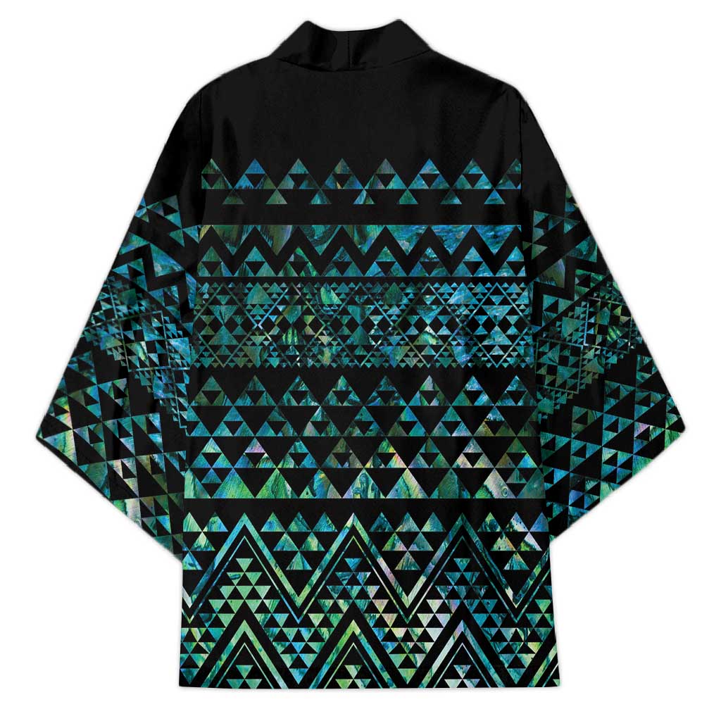 Maori Niho Taniwha Te Wheiao Kimono Paua Shell - Aussie Hoodie