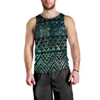 Maori Niho Taniwha Te Wheiao Men Tank Top Paua Shell - Aussie Hoodie
