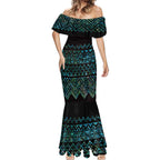 Maori Niho Taniwha Te Wheiao Mermaid Dress Paua Shell - Aussie Hoodie