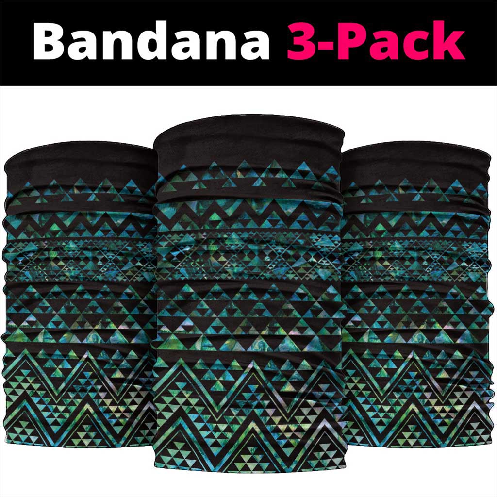 Maori Niho Taniwha Te Wheiao Neck Gaiter Paua Shell - Aussie Hoodie
