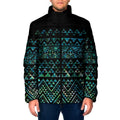 Maori Niho Taniwha Te Wheiao Padded Jacket Paua Shell - Aussie Hoodie