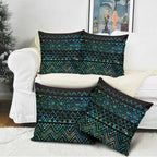 Maori Niho Taniwha Te Wheiao Pillow Cover Paua Shell - Aussie Hoodie