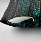 Maori Niho Taniwha Te Wheiao Pillow Cover Paua Shell - Aussie Hoodie