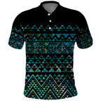 Maori Niho Taniwha Te Wheiao Polo Shirt Paua Shell - Aussie Hoodie