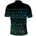 Maori Niho Taniwha Te Wheiao Polo Shirt Paua Shell - Aussie Hoodie