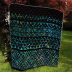 Maori Niho Taniwha Te Wheiao Quilt Paua Shell - Aussie Hoodie
