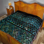Maori Niho Taniwha Te Wheiao Quilt Paua Shell - Aussie Hoodie