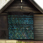 Maori Niho Taniwha Te Wheiao Quilt Paua Shell - Aussie Hoodie