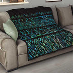 Maori Niho Taniwha Te Wheiao Quilt Paua Shell - Aussie Hoodie