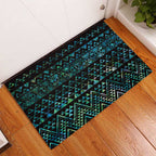 Maori Niho Taniwha Te Wheiao Rubber Doormat Paua Shell - Aussie Hoodie