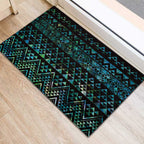 Maori Niho Taniwha Te Wheiao Rubber Doormat Paua Shell - Aussie Hoodie