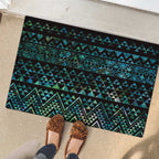 Maori Niho Taniwha Te Wheiao Rubber Doormat Paua Shell - Aussie Hoodie
