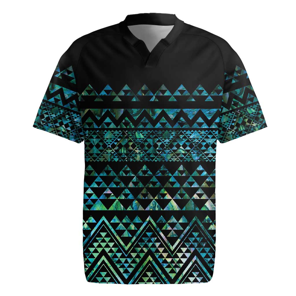 Maori Niho Taniwha Te Wheiao Rugby Jersey Paua Shell - Aussie Hoodie