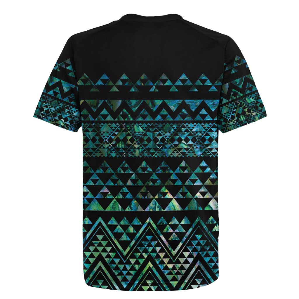 Maori Niho Taniwha Te Wheiao Rugby Jersey Paua Shell - Aussie Hoodie