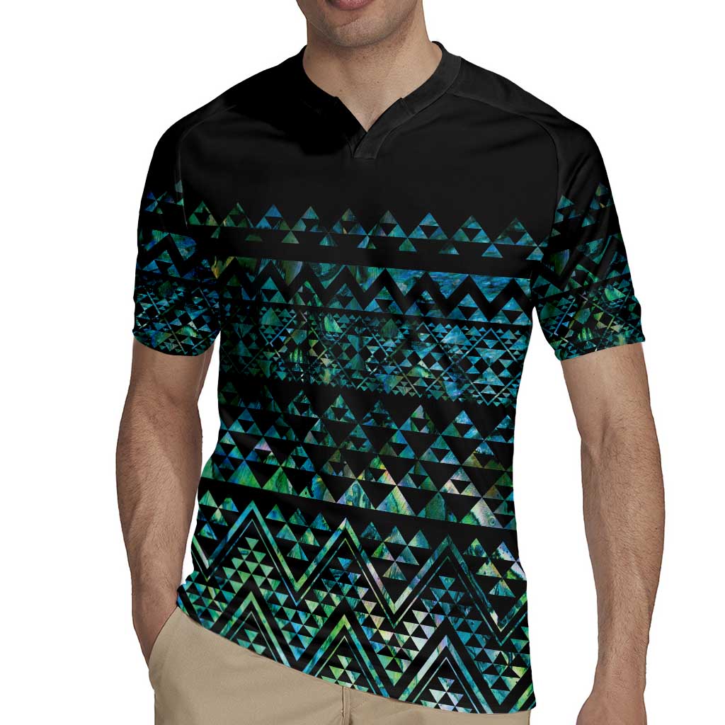 Maori Niho Taniwha Te Wheiao Rugby Jersey Paua Shell - Aussie Hoodie