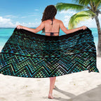 Maori Niho Taniwha Te Wheiao Sarong Paua Shell - Aussie Hoodie