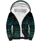 Maori Niho Taniwha Te Wheiao Sherpa Hoodie Paua Shell - Aussie Hoodie