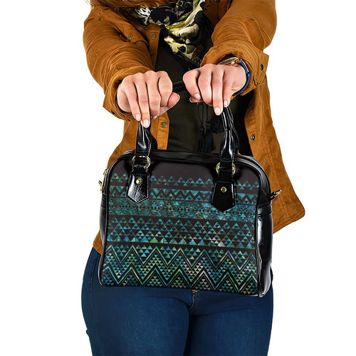 Maori Niho Taniwha Te Wheiao Shoulder Handbag Paua Shell - Aussie Hoodie