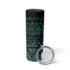 Maori Niho Taniwha Te Wheiao Skinny Tumbler Paua Shell - Aussie Hoodie
