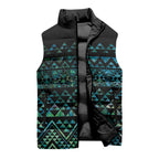 Maori Niho Taniwha Te Wheiao Sleeveless Puffer Jacket Paua Shell - Aussie Hoodie