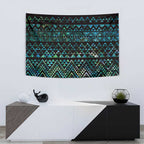 Maori Niho Taniwha Te Wheiao Tapestry Paua Shell - Aussie Hoodie