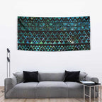 Maori Niho Taniwha Te Wheiao Tapestry Paua Shell - Aussie Hoodie