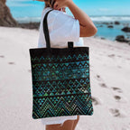 Maori Niho Taniwha Te Wheiao Tote Bag Paua Shell - Aussie Hoodie