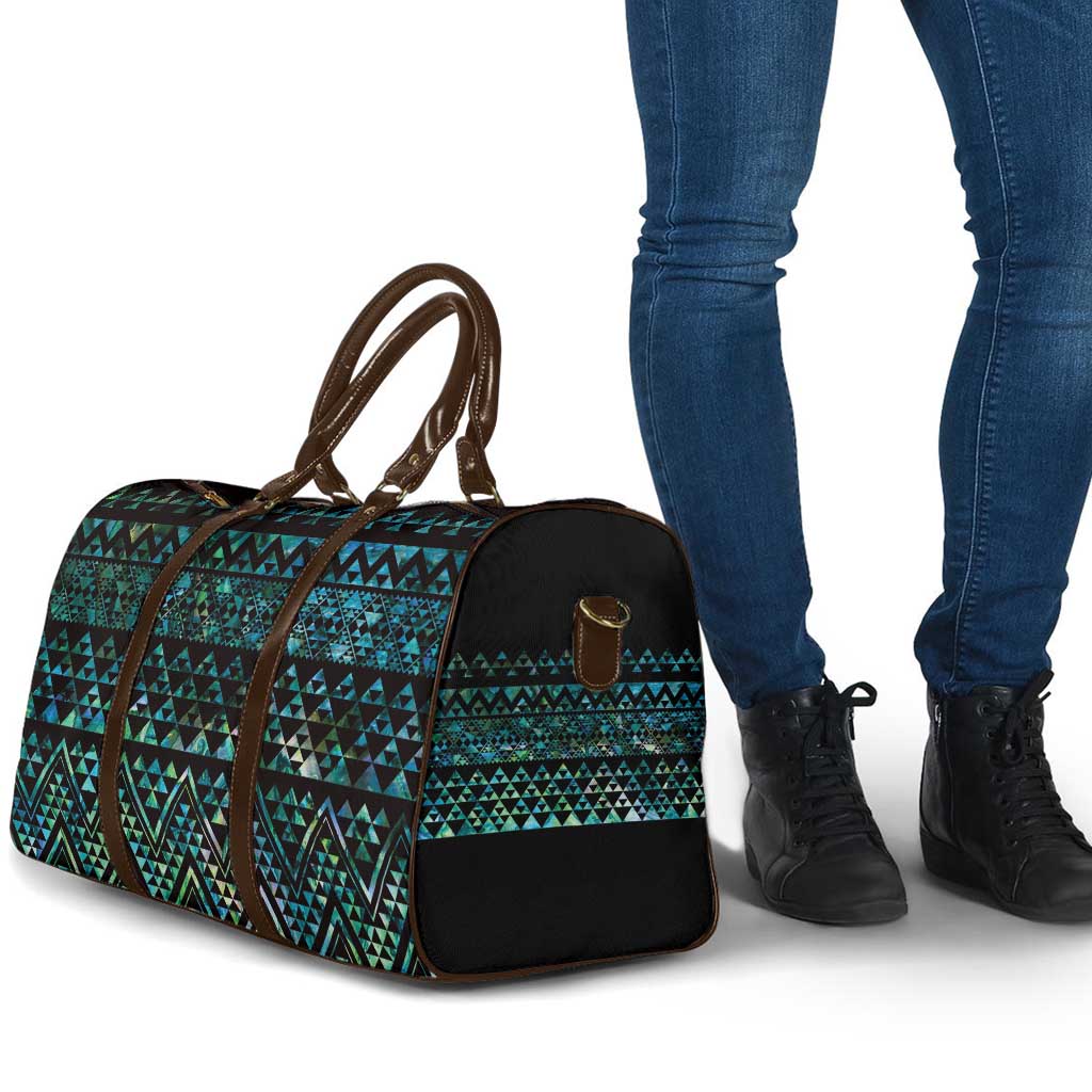 Maori Niho Taniwha Te Wheiao Travel Bag Paua Shell - Aussie Hoodie